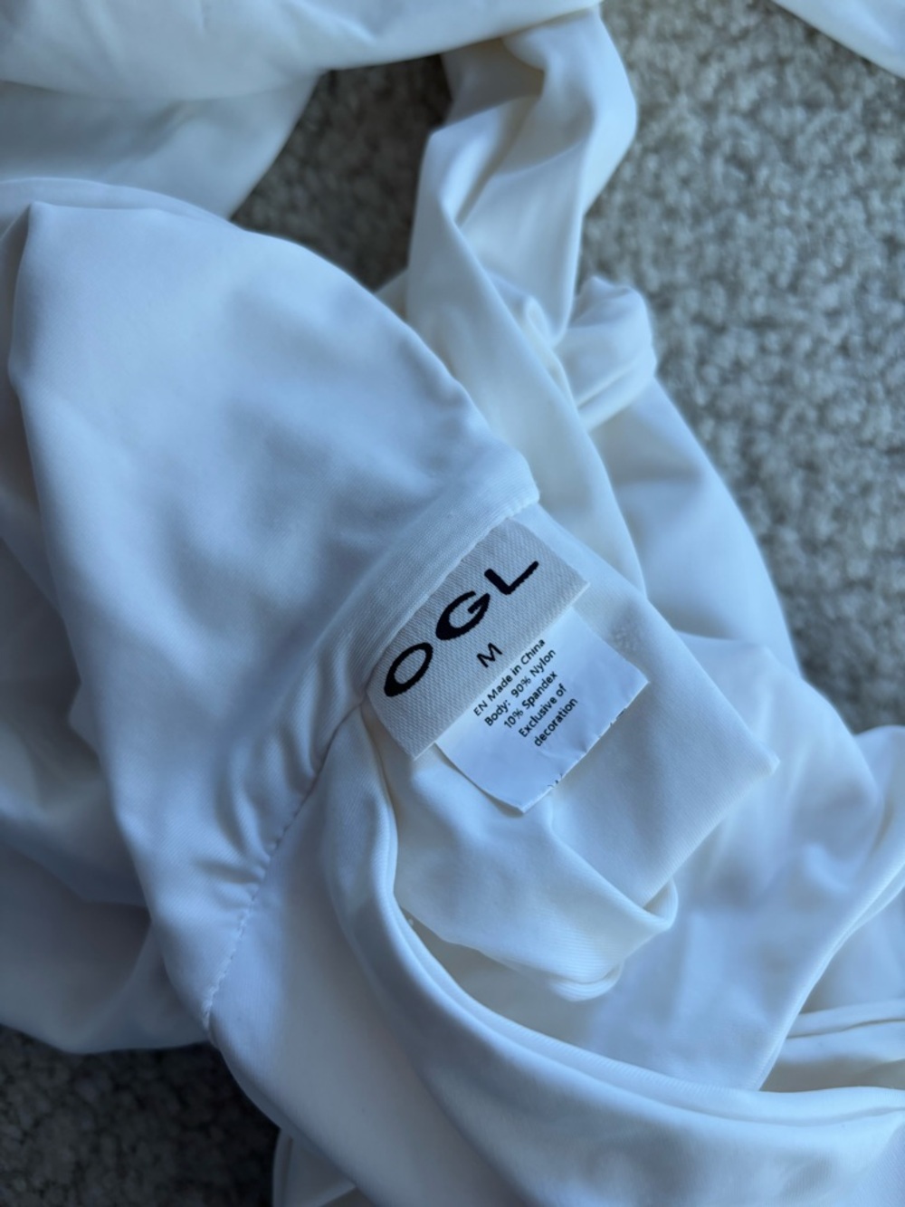 OGL White Tie Back Tank - Picture 2 of 3